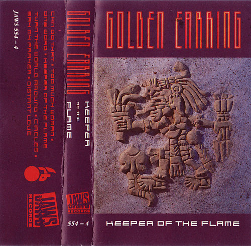 Golden Earring Keeper Of The Flame cassette inlay 1989 NL